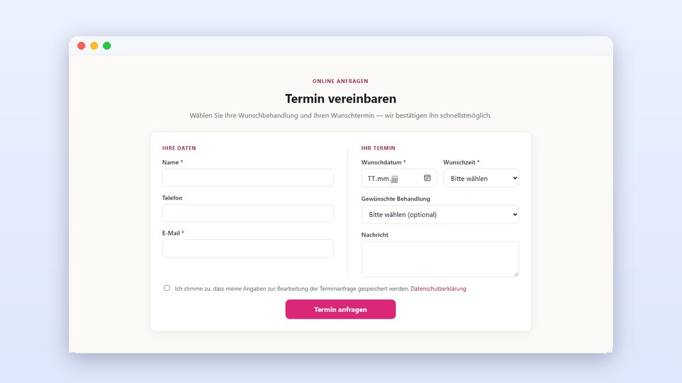 Randevu Talebi — WordPress Plugin