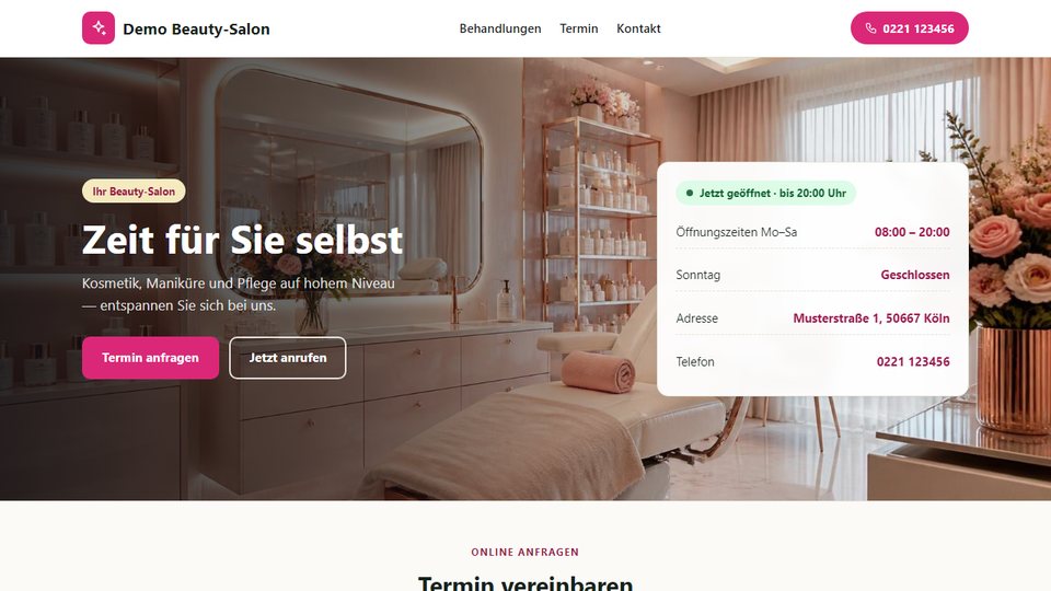 Güzellik salonu — WordPress